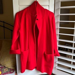 J.Crew Swacket (sweater-jacket) with stand collar. Size M